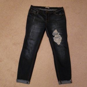 Cropped jeans